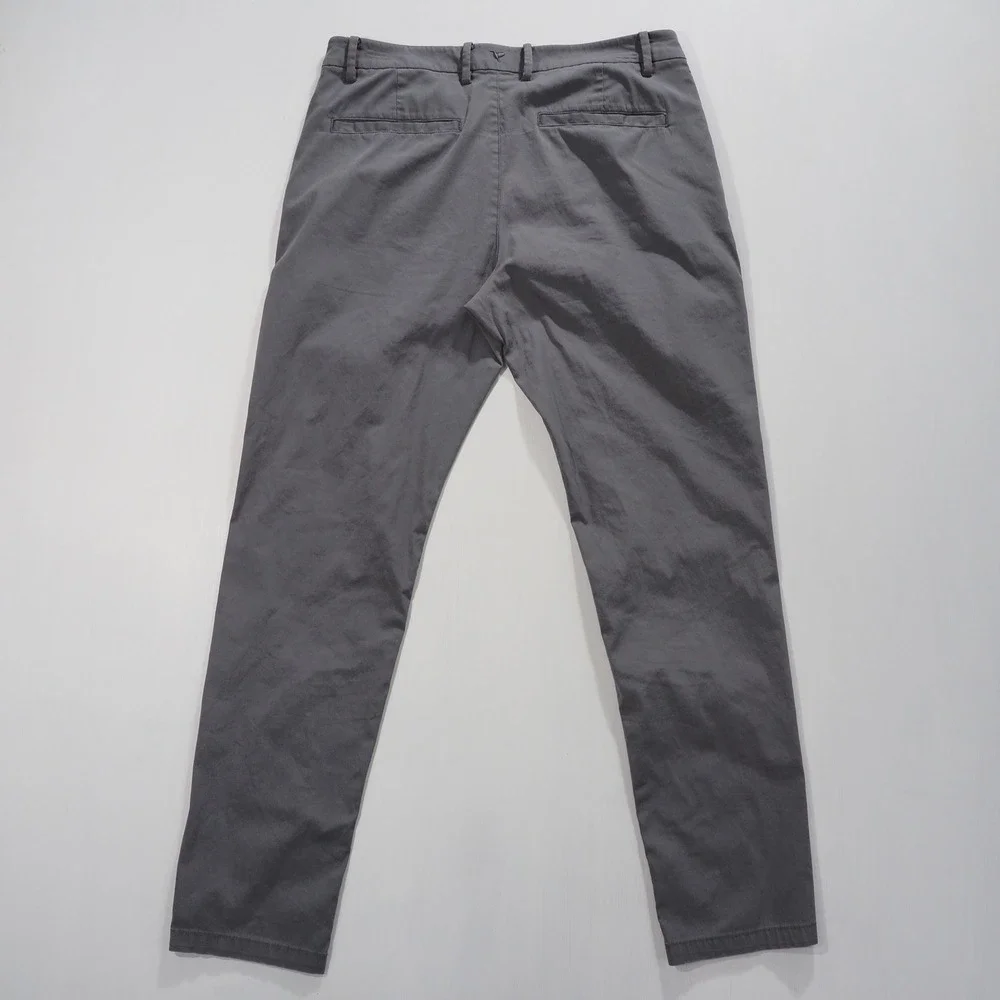 Birddogs Pants Mens 34x32 Gray Boomstick Performance Chino Stretch Casual Modern